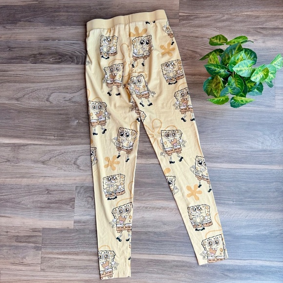 Primark SpongeBob Squarepants Allover Print Yellow Pajama Pants Size XS (2-4) - Picture 7 of 8
